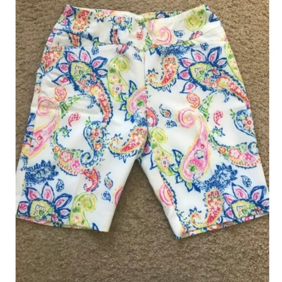 NWT IBKUL CORAL Pullon Golf short 4 - Picture 4 of 9